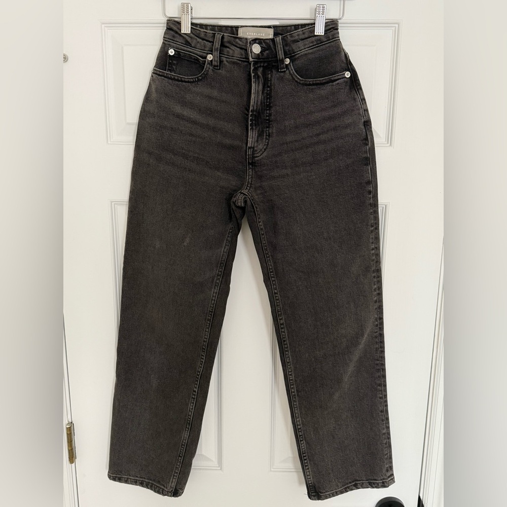 Everlane Women's Straight Leg Jeans - Black